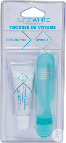 Superwhite Trousse Voyage Dentifrice Original Et Brosse 1 Trousse