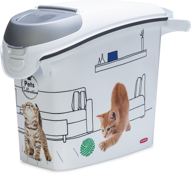 Curver voerton kat wit 15 L