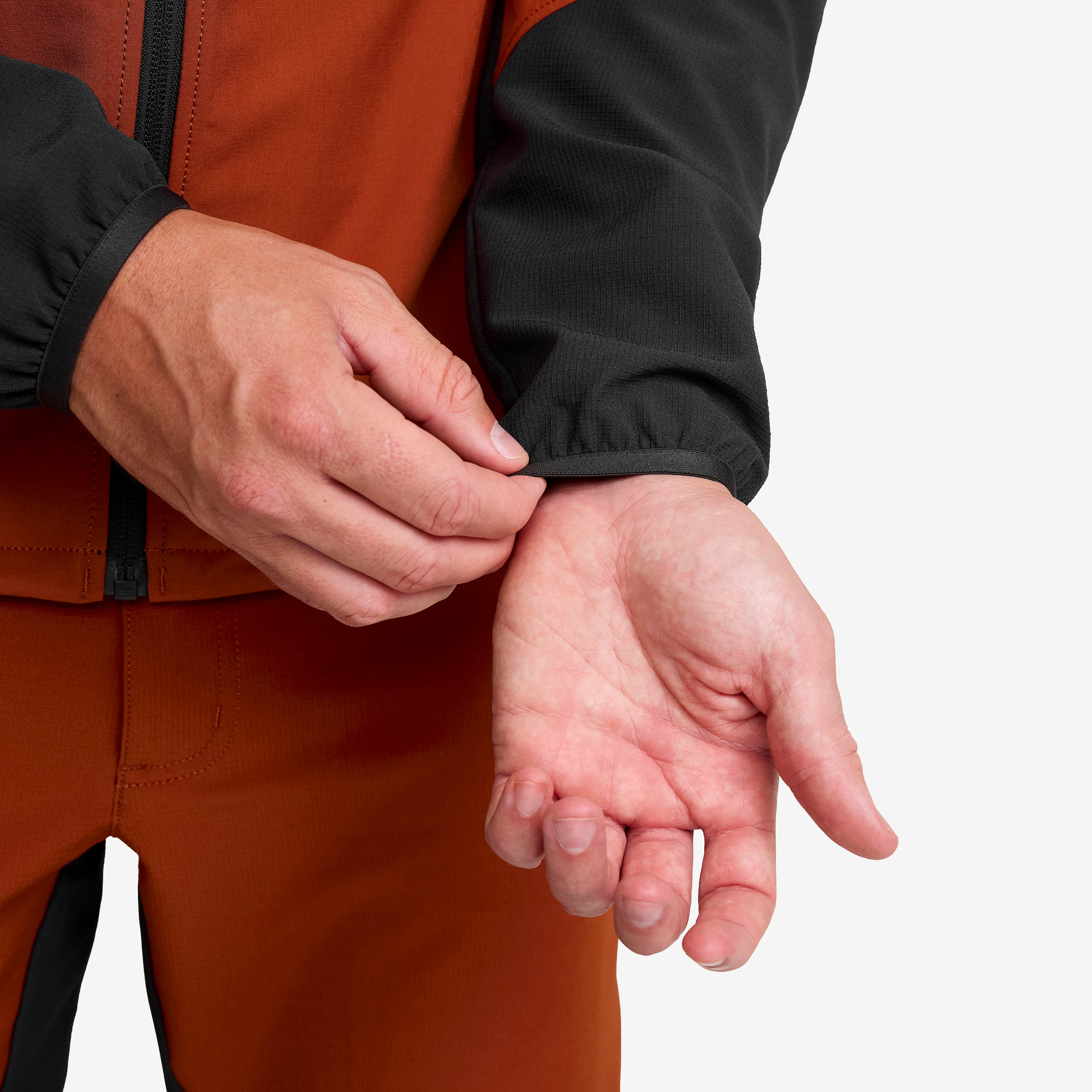 Ridge Trek Stretch Jacket Herre Rusty Orange/Anthracite