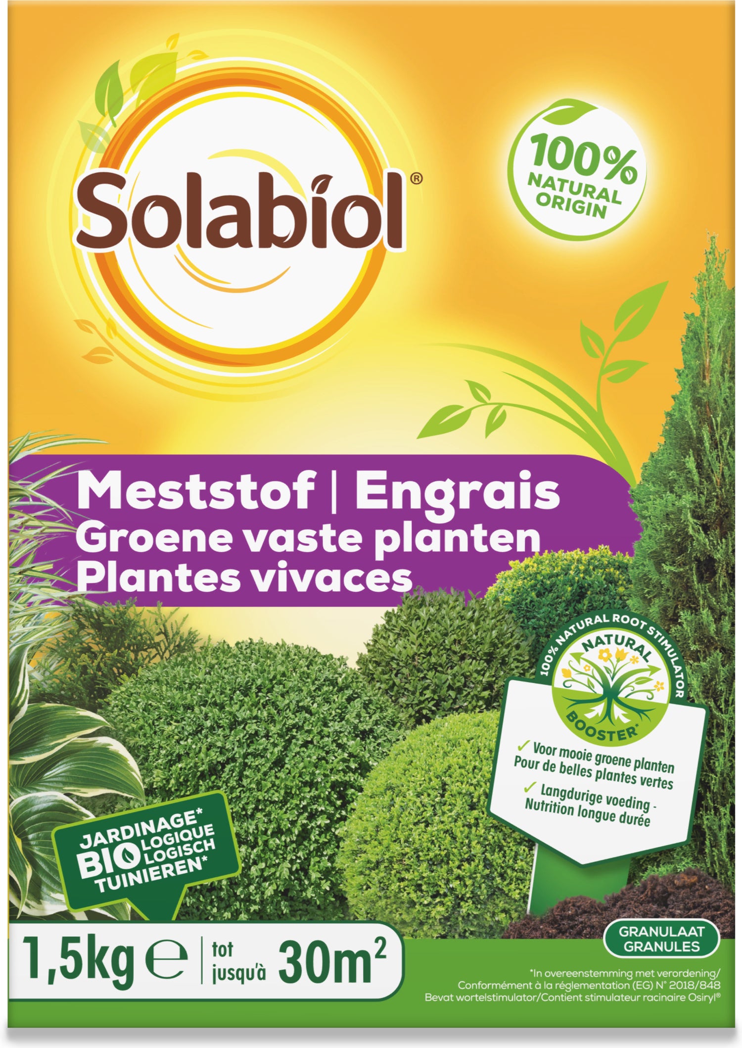 Solabiol meststof groene planten 1,5 kg