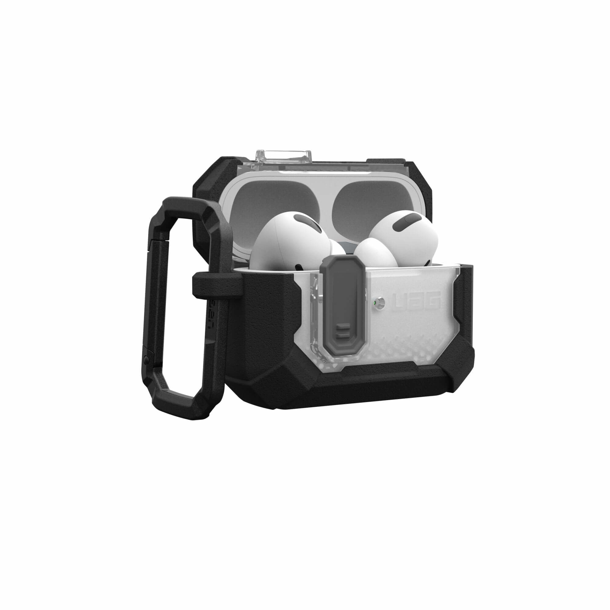 AirPods Pro 2 / AirPods Pro Schutzhülle Plasma Case (104128114040) - Schwarz / Transparent