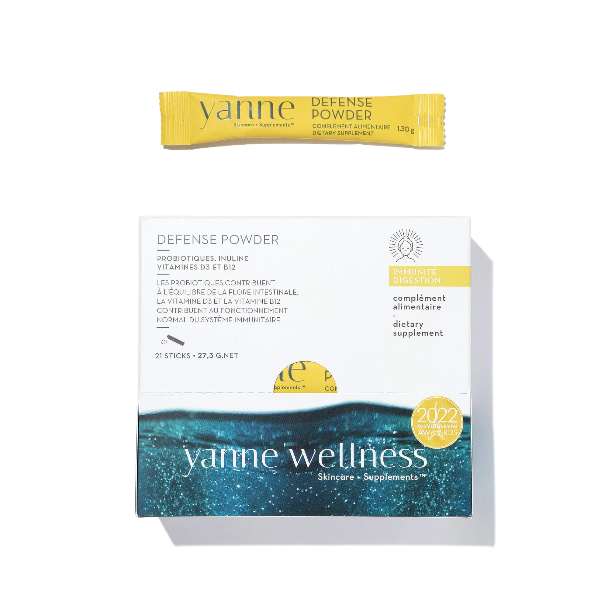 Yanne Wellness Defense Powder Probiotiques Digestifs