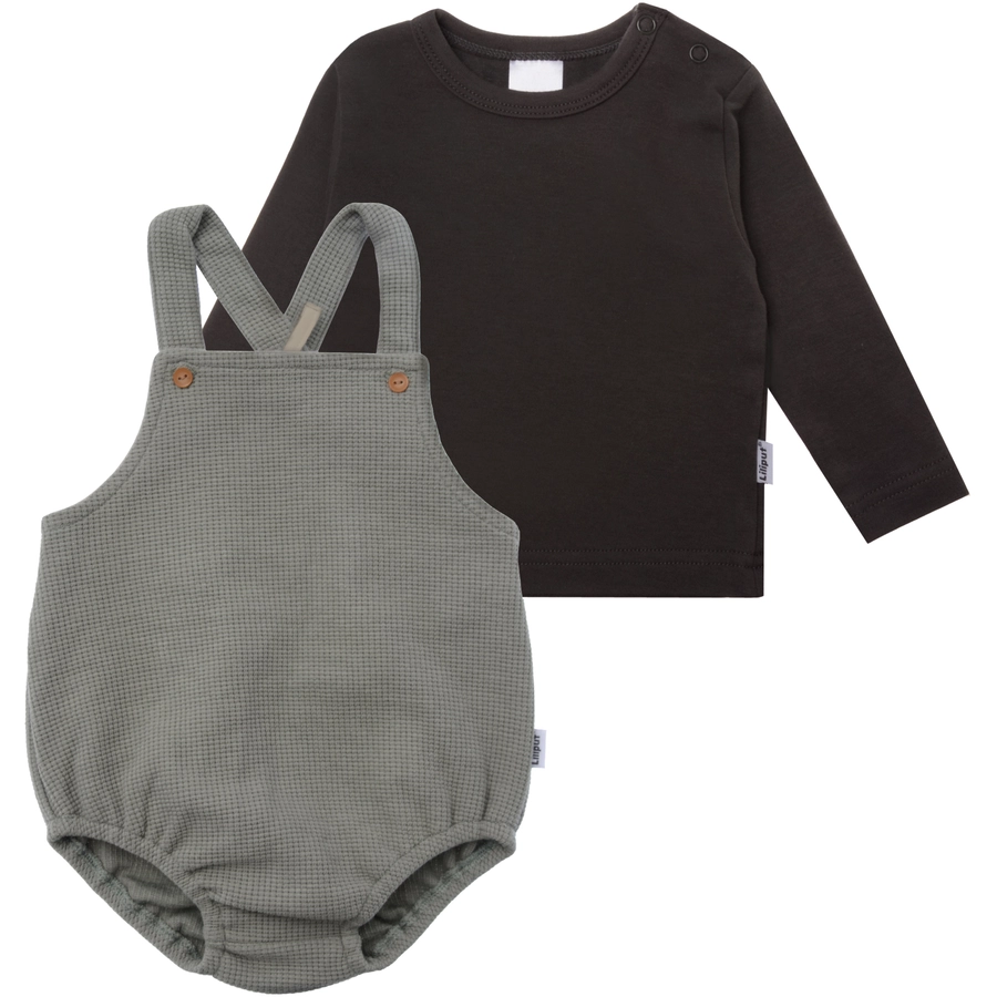 Liliput Zweiteiliges Set grau-oliv