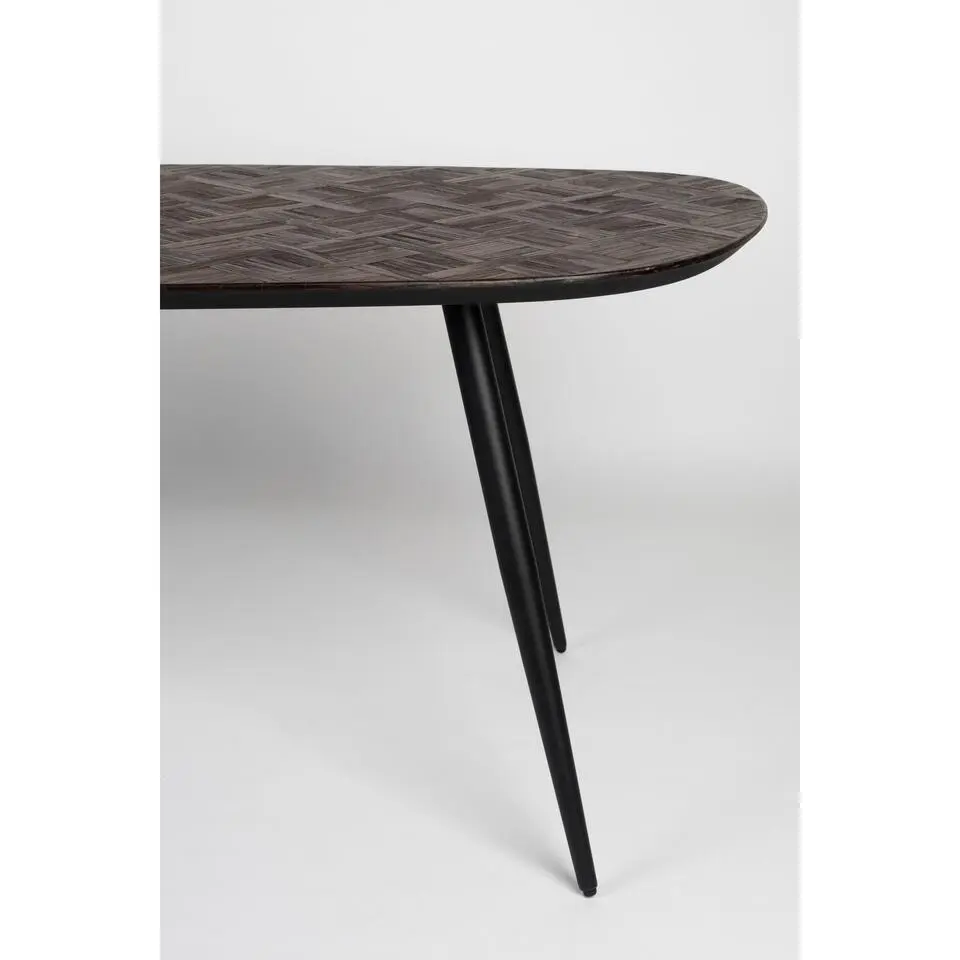 Housecraft Webster Eettafel Rechthoekig Hout 118x90 cm Bruin