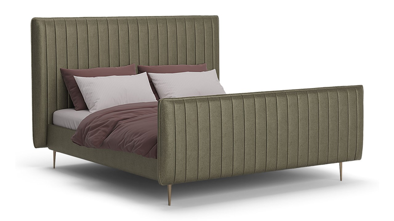 Bed Ruby - Velvet glow dark green