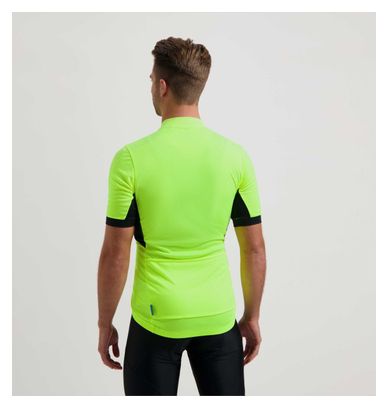 Maillot Manches Courtes Rogelli Core Homme Fluor/Noir
