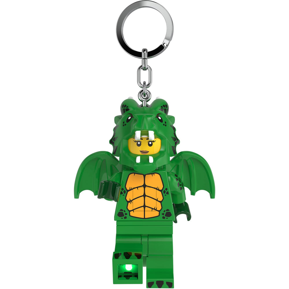 Køb Euromic Lego® Minifigures™ Nøglering Med Lys Green Dragon Girl