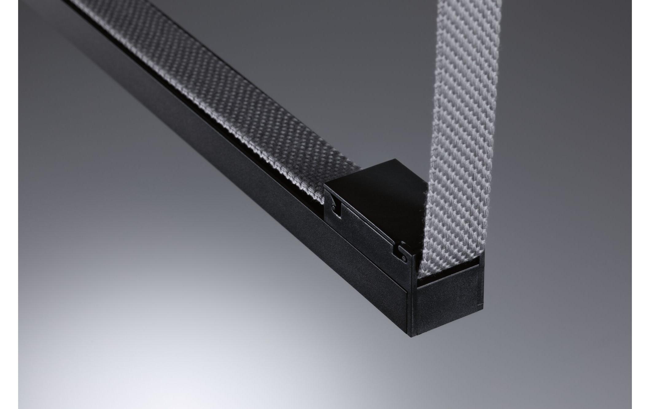 ULine Lightbar 650 mm, 3000 K, 90 Ra, Aluminium, SchwarzGurt-System-Leuchte