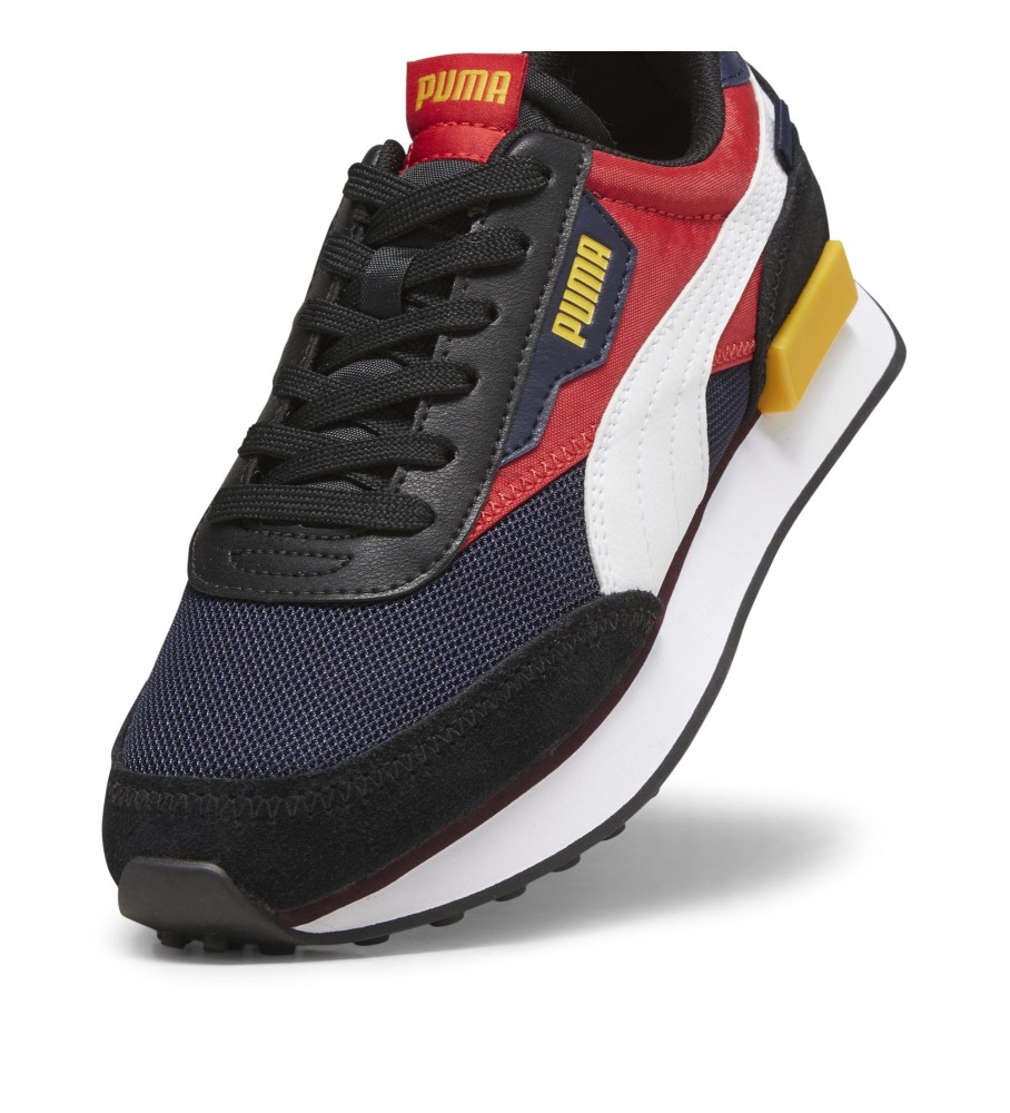 Tênis Puma Future Rider Splash, azul marinho