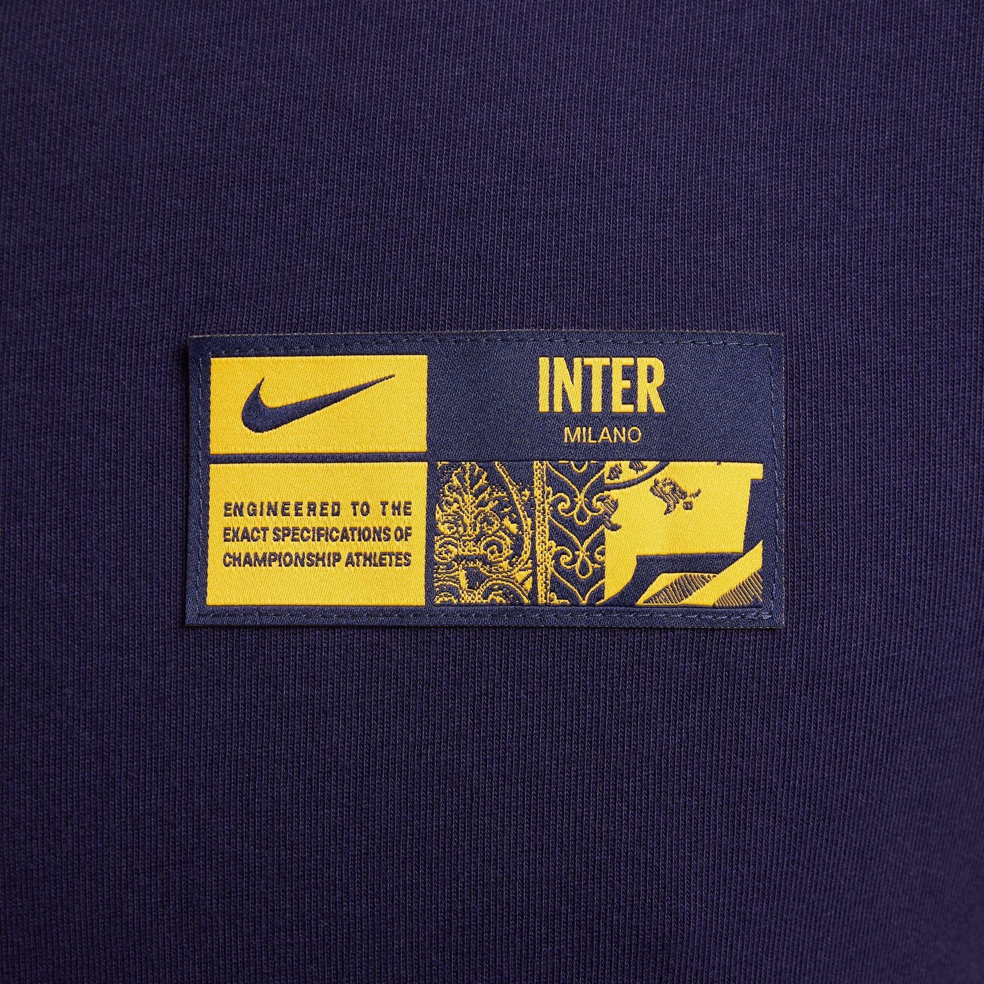 Nike Inter Milan Premium Jocktag Football T Shirt Mens