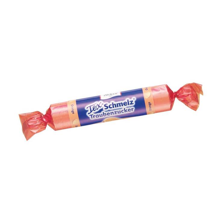 Tex-Schmelz Traubenzucker Orange, 33 g