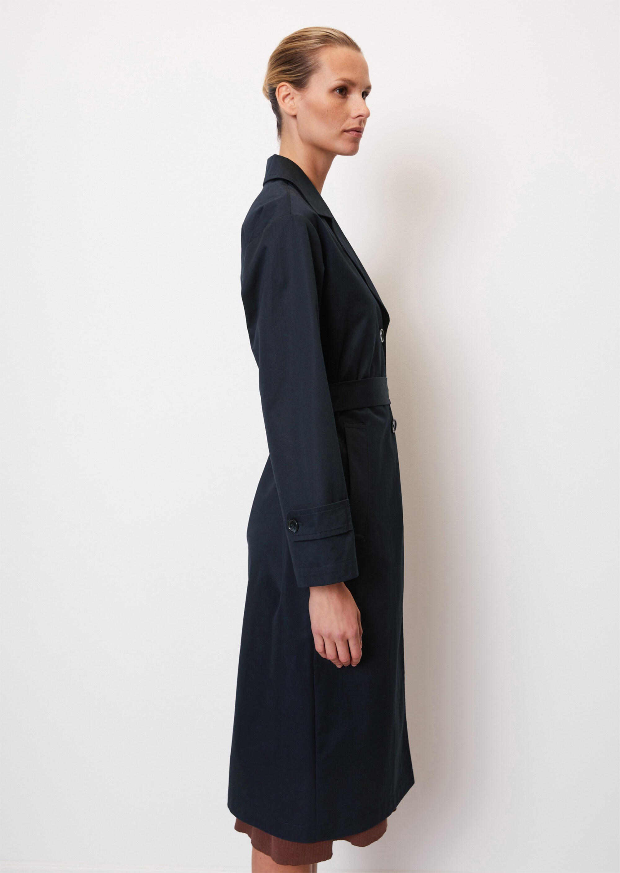 Trenchcoat mit Gürtel regular mit wasserabweisender Oberfläche