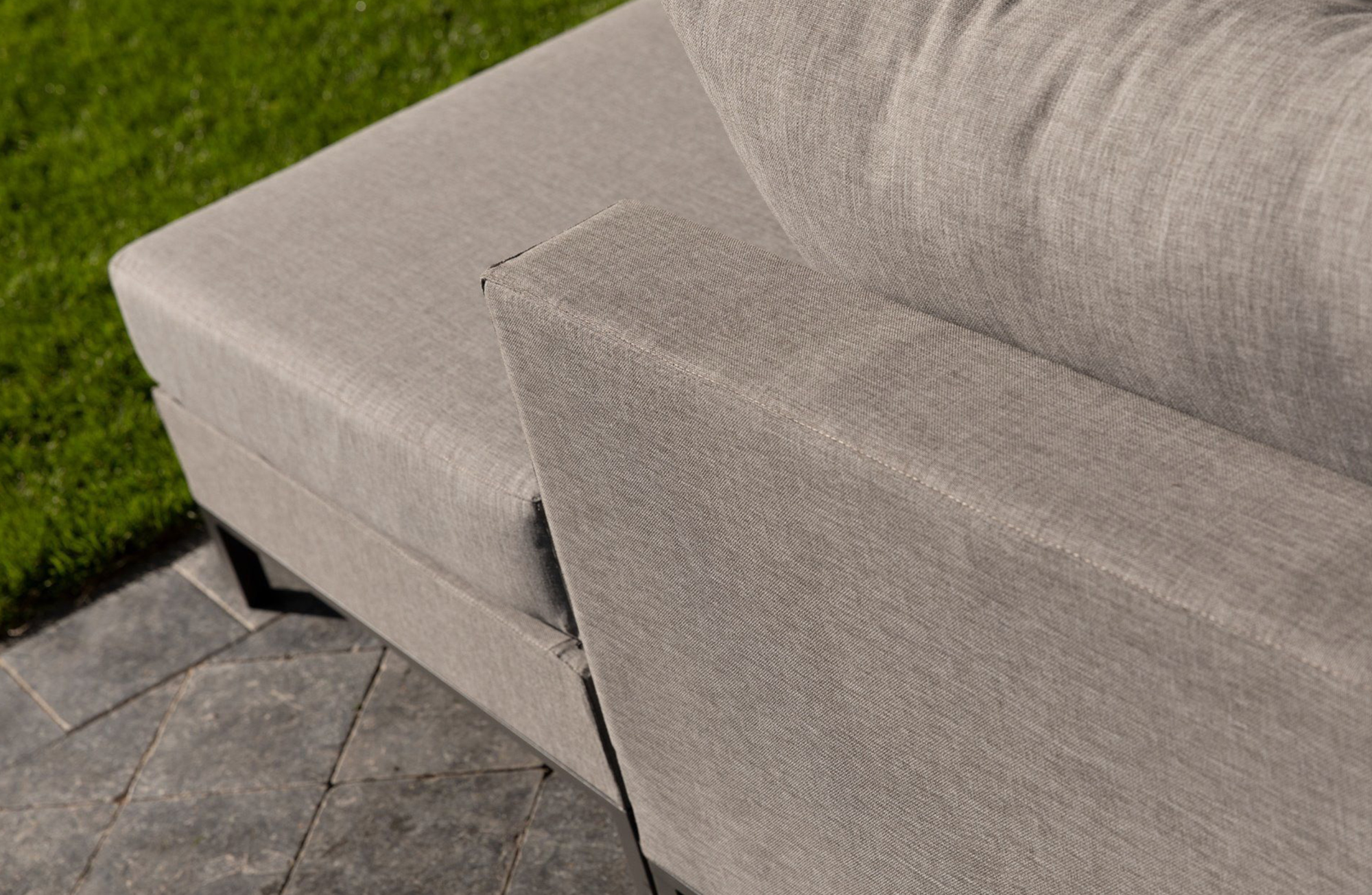 Loungeset Sicilië links - Stone Grey