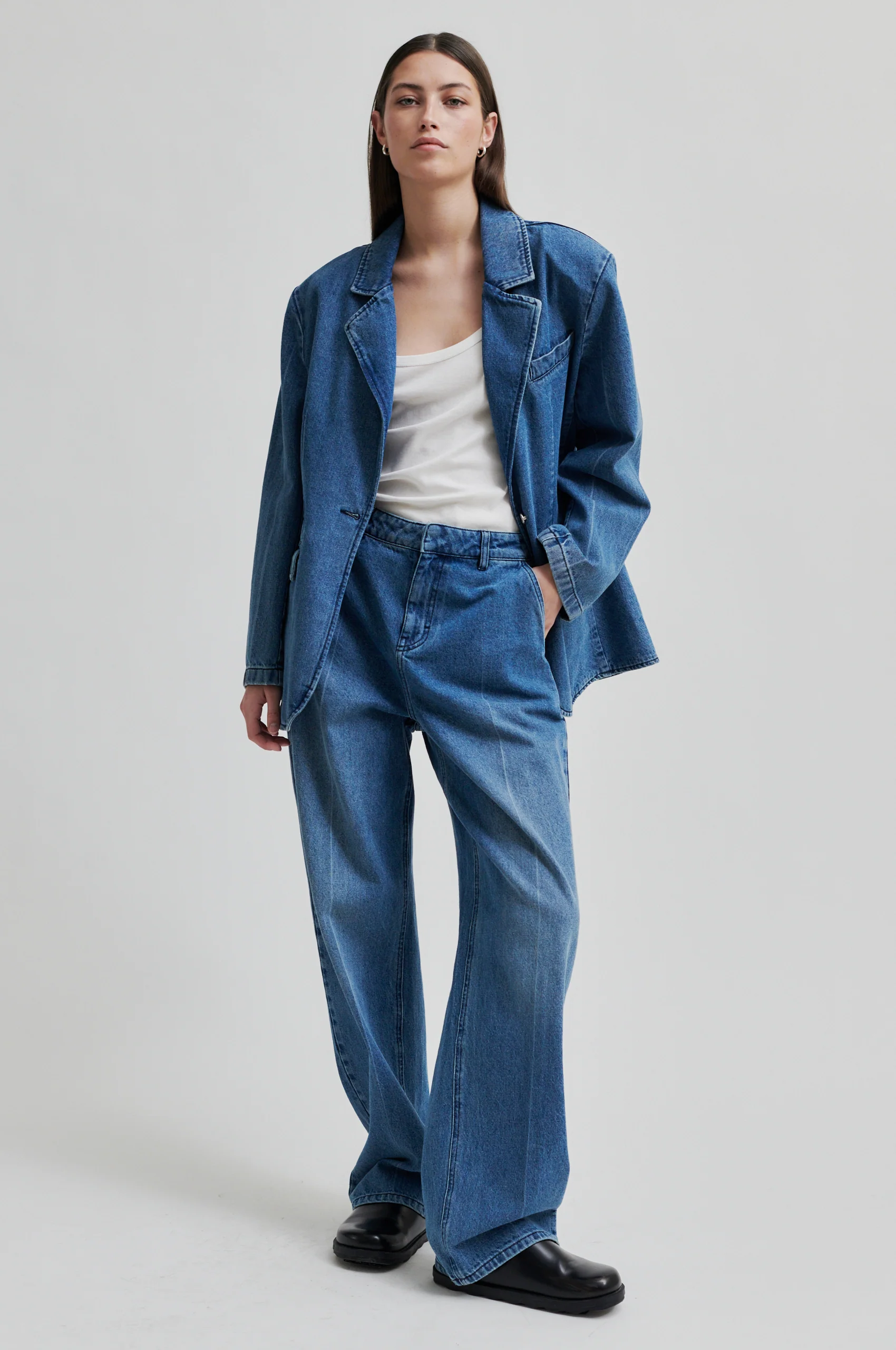 Second Female  Everly Denim jeans - blå