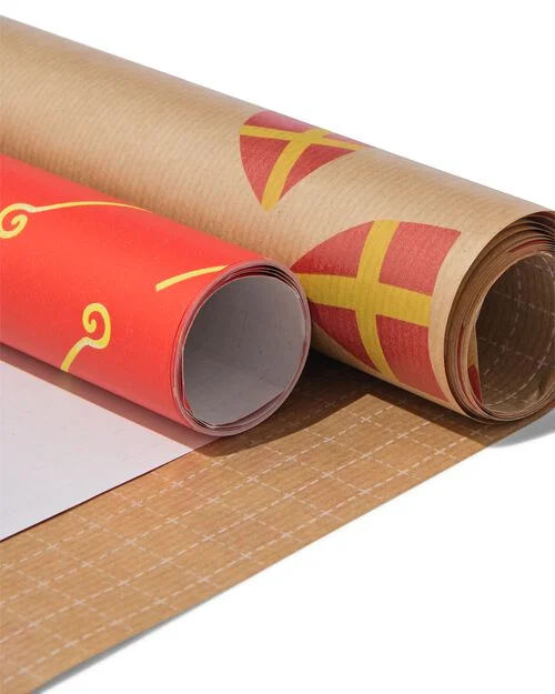 papier d'emballage sint 200x70 - 2 pcs.