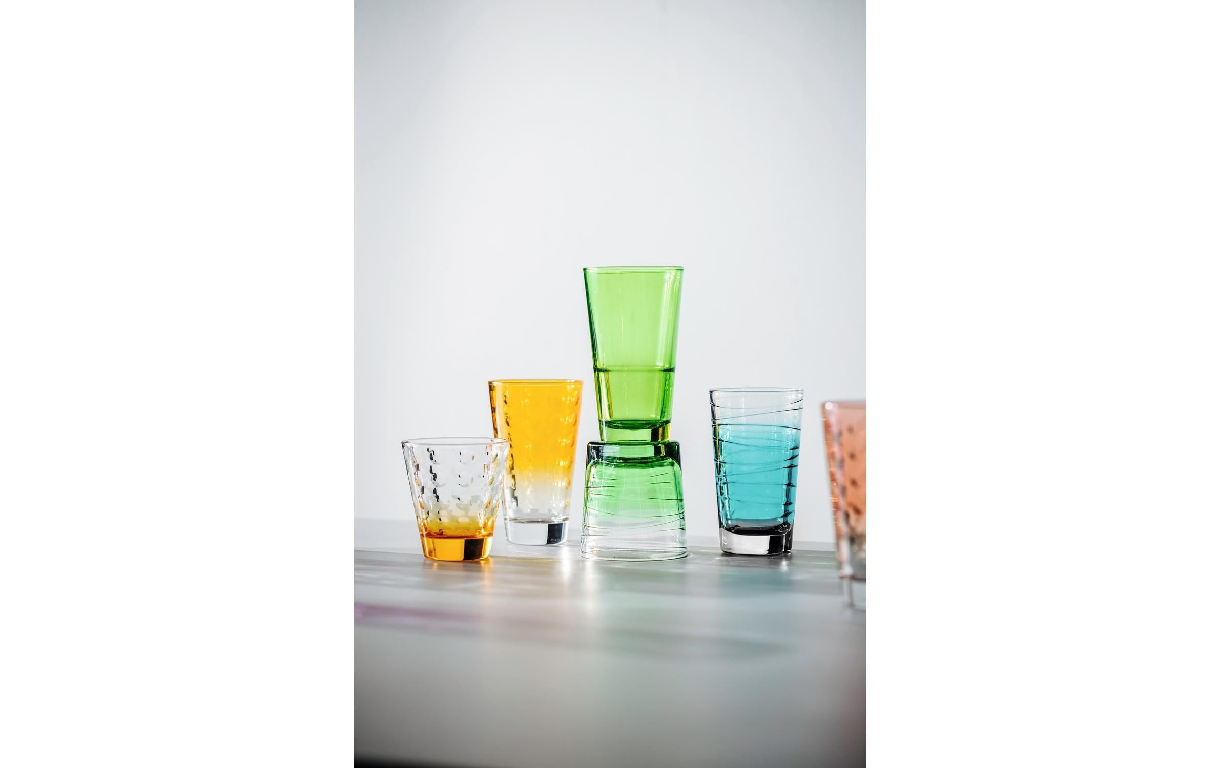 Trinkglas Vario Struttura 280 ml, 6 Stück, TürkisGläser-Set