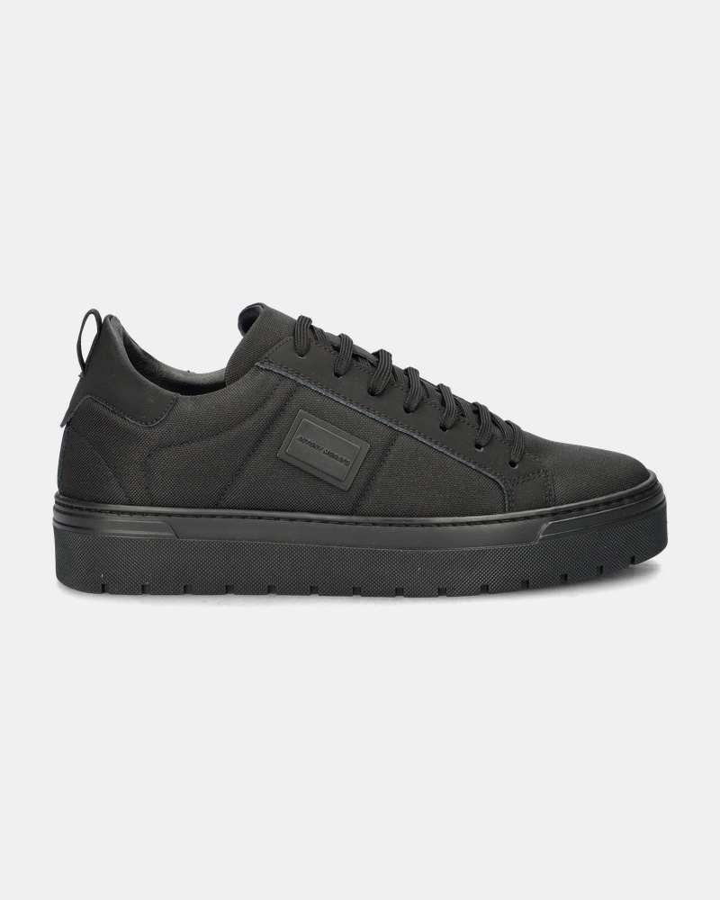 Antony Morato Metal Bold Lage sneakers  - zwart