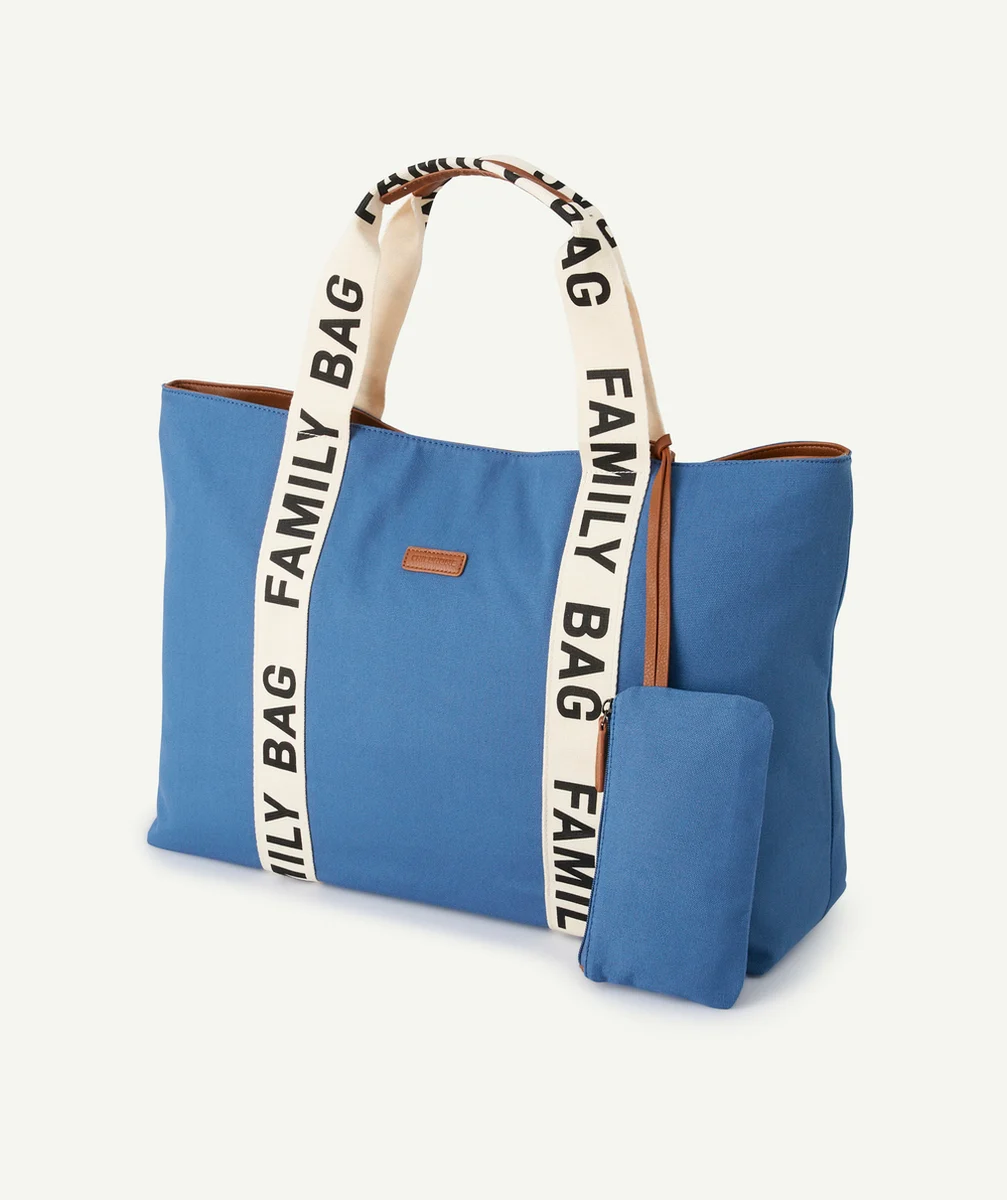 CHILDHOMECANVAS FAMILY BAG SIGNATURE BLEU