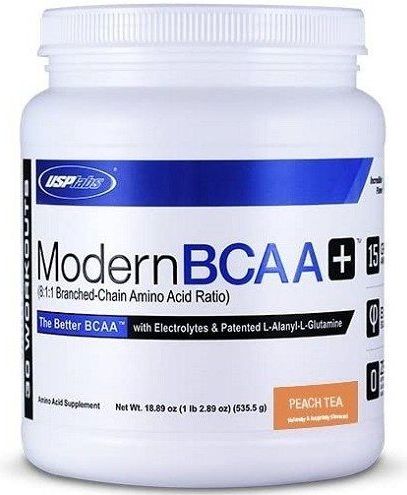 USP LABS - Modern BCAA+ - Sportdrank - Blue Raspberry - 536gr
