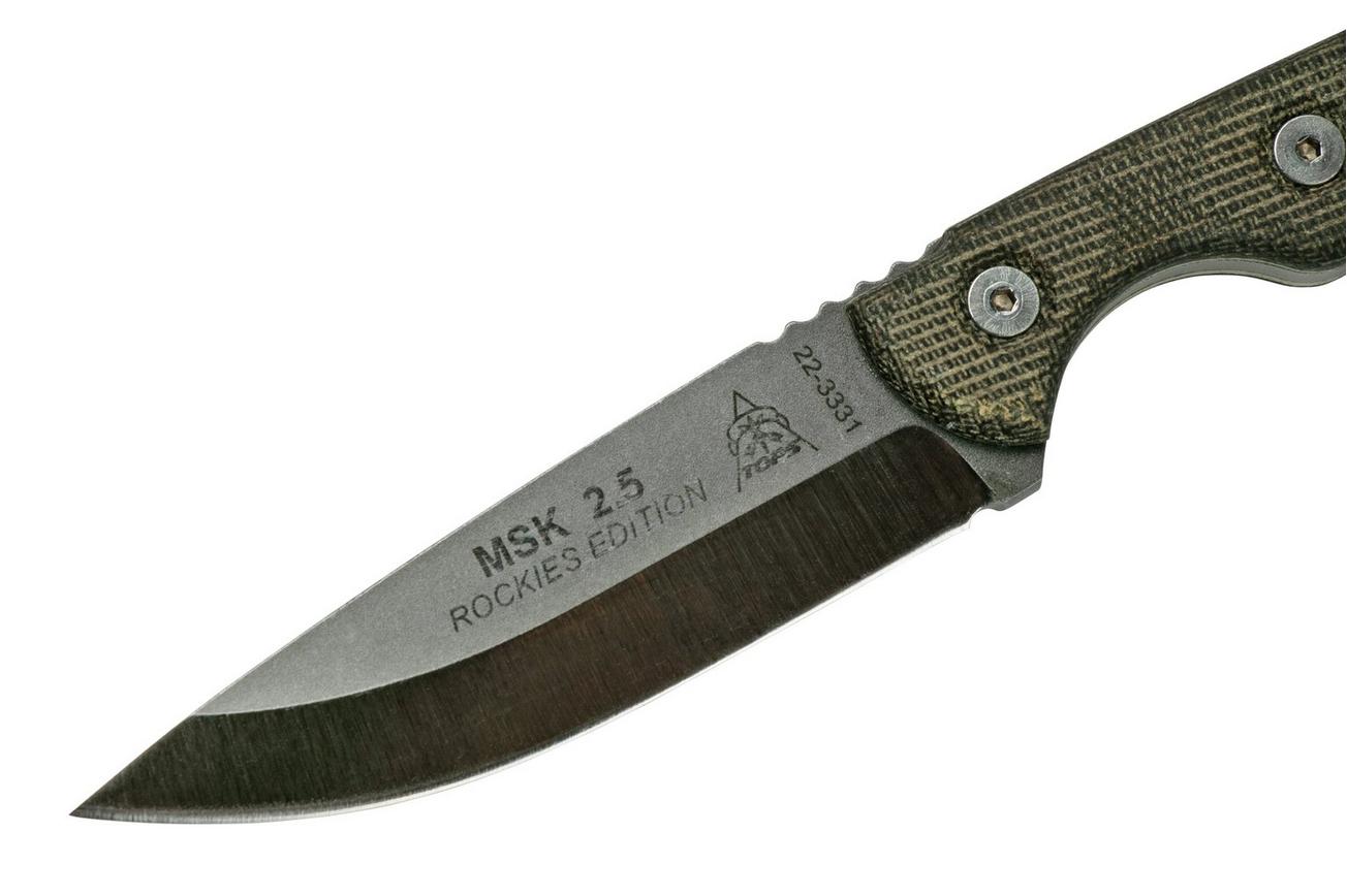 TOPS Knives Mini Scandi 2.5 Rockies Edition, MSK-TBF vaststaand mes