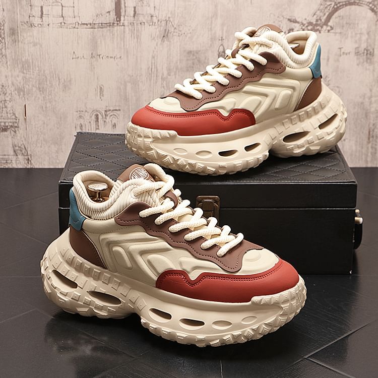 Mr Ozera - Colorblock Platform Sneakers