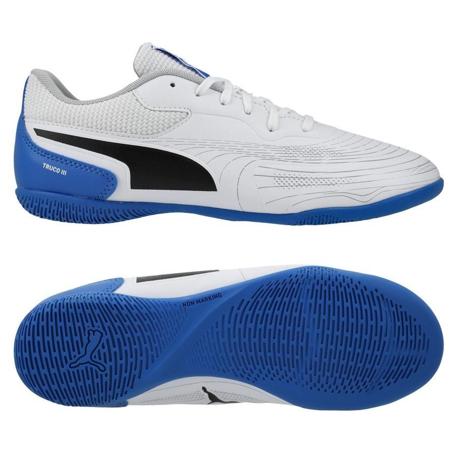 PUMA Truco III IT - Blanc/Noir/Bleu Enfant