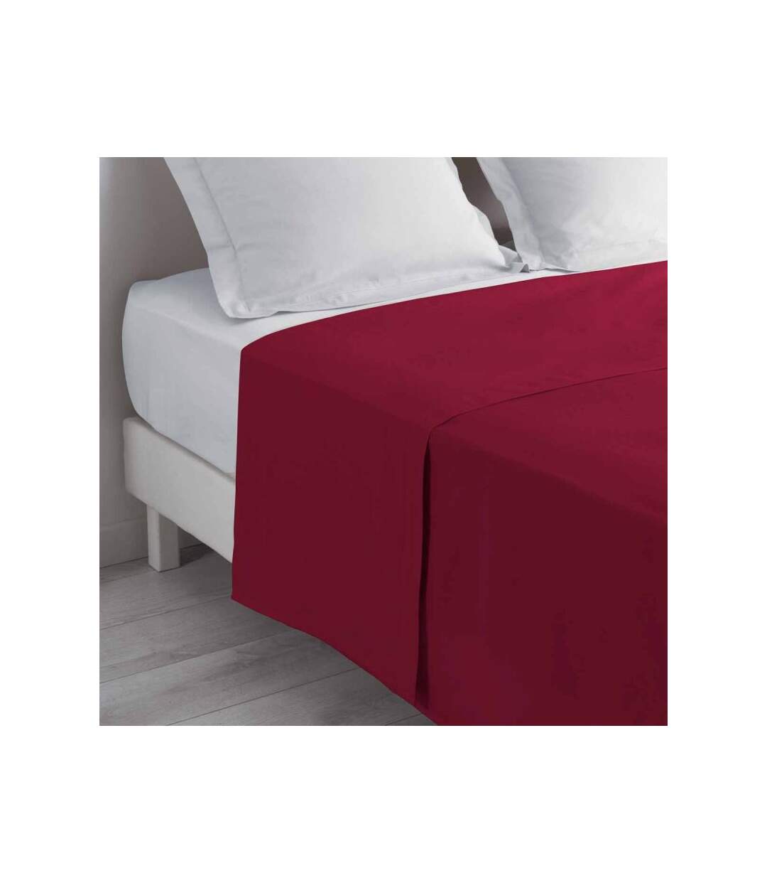 Drap Plat Lina 180x290cm Rouge