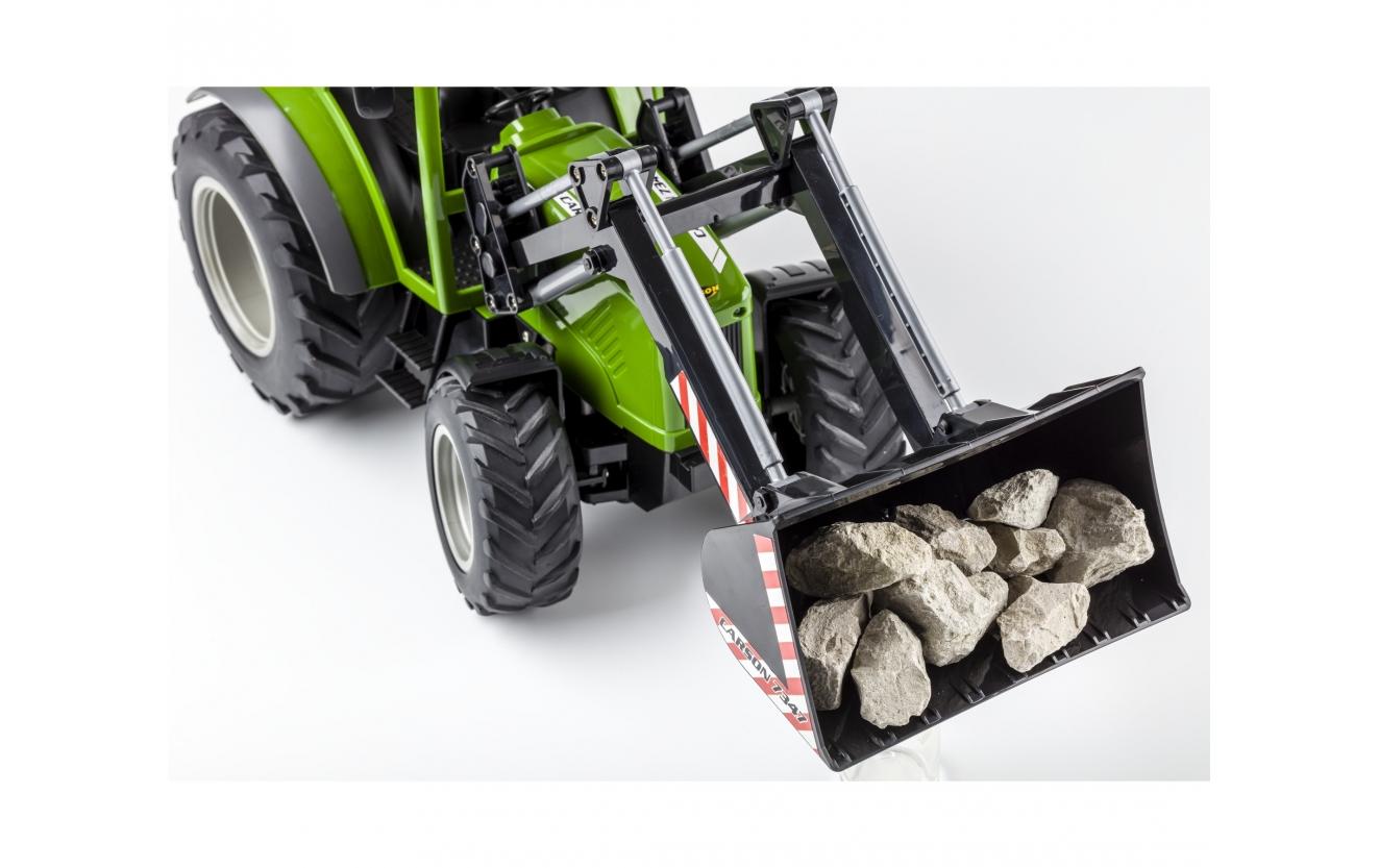 Traktor mit Frontlader Grün, 1:16, RTRFerngesteuerter Traktor mit funktionsfähigem Frontlader