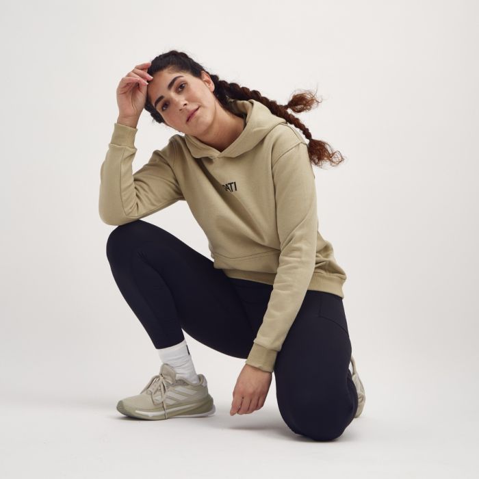 Lipati Dame Trøjer Not For Running Hoodie Brun