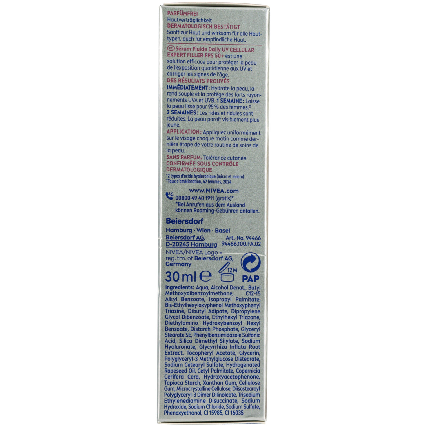 Nivea Cellular Expert Filler Daily UV Serum Fluid