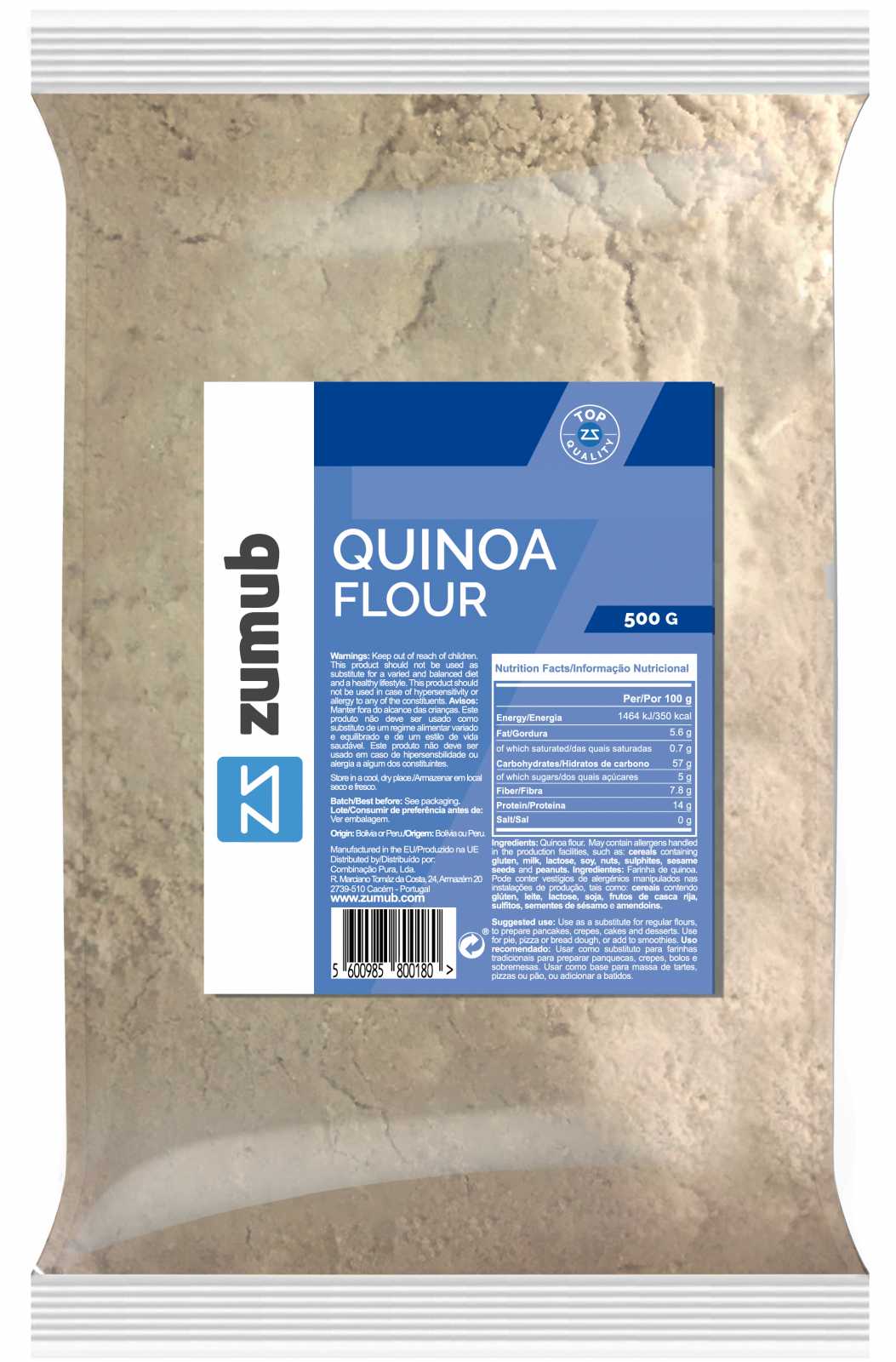 Farinha de Quinoa Zumba 250g