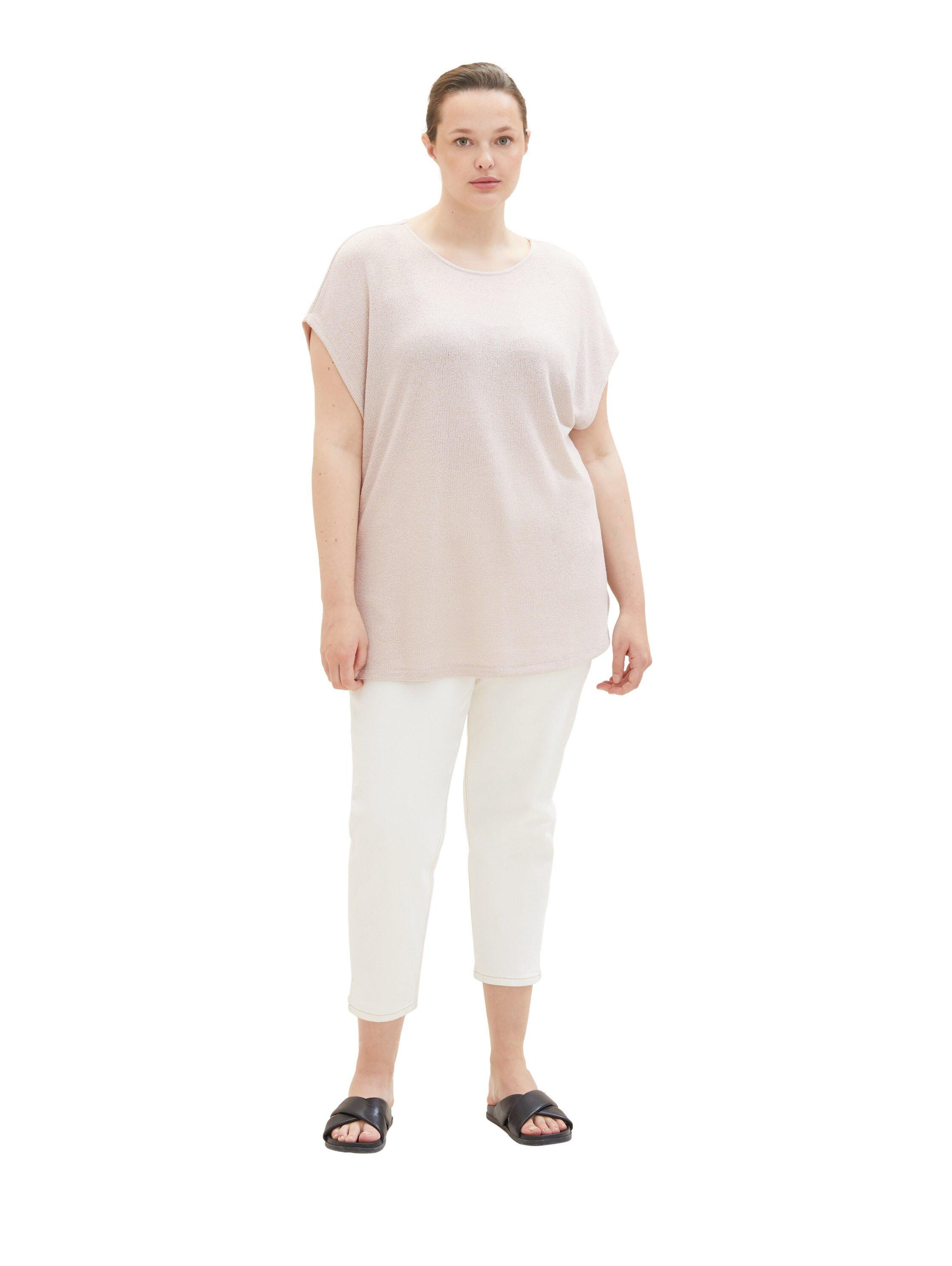 Shirt mit überschnittenen Schultern