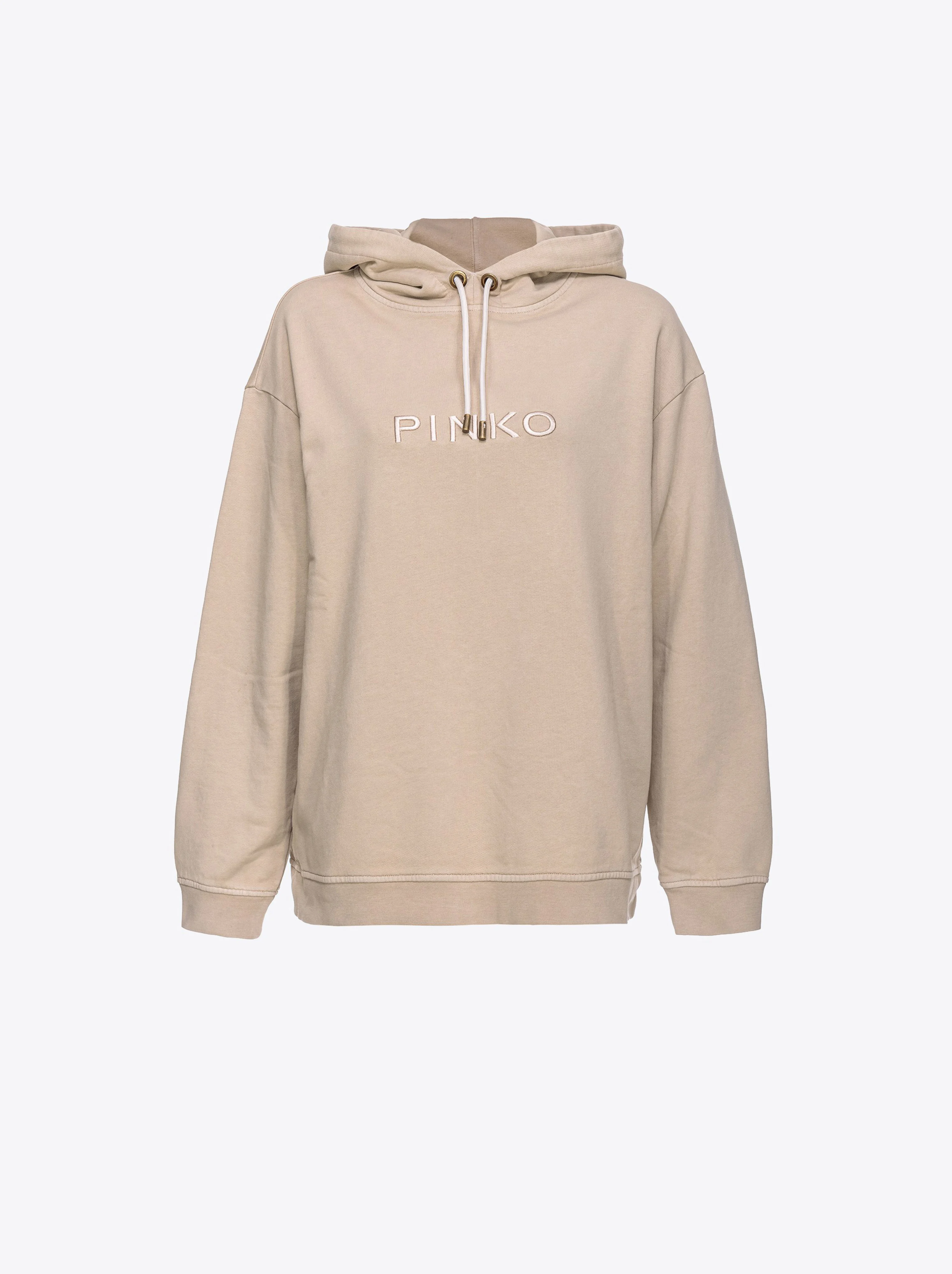 Sweat-shirt à logo brodé | Beige
