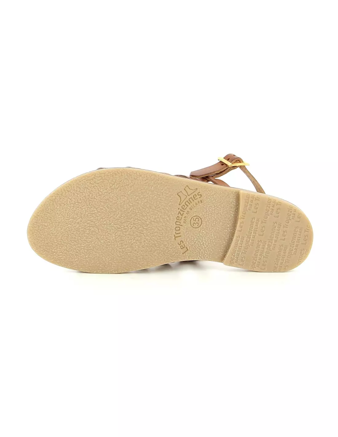LES TROPEZIENNES HERILO - Sandales & nu-pieds Tan