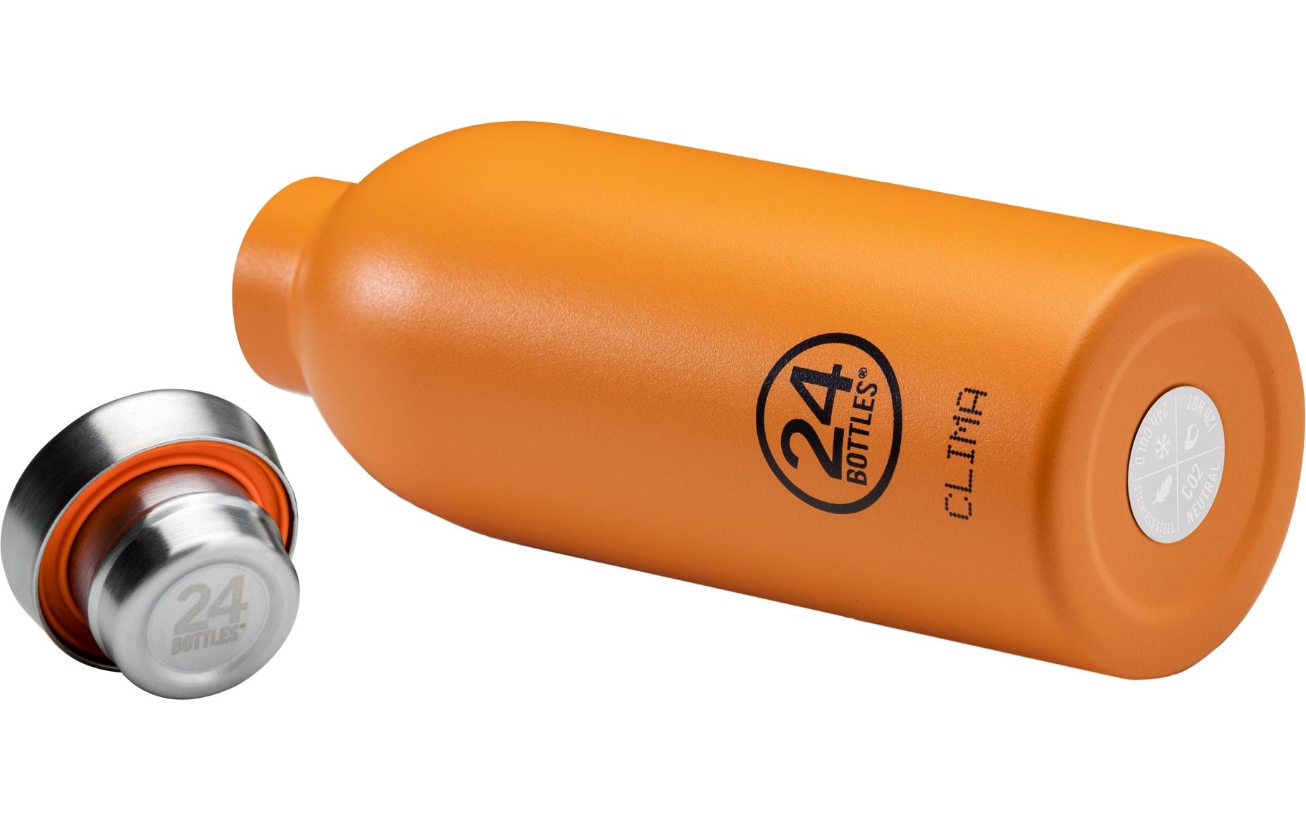 Thermosflasche Clima 500 ml, Total OrangeIsolierflasche mit doppelwandiger Edelstahlisolation