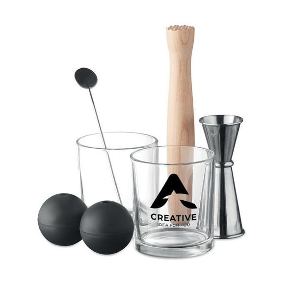 GiftRetail MO6620 - NIGHT Set de 7 pièces pour cocktail