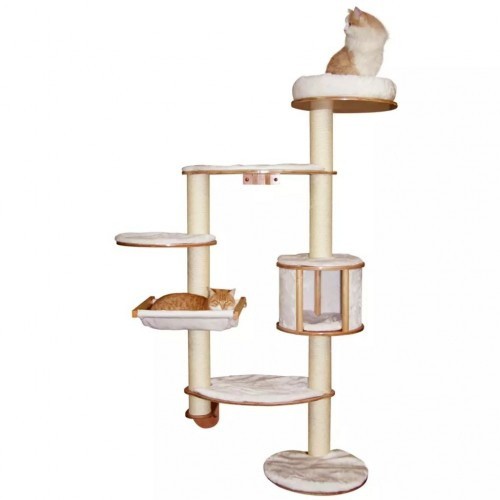 Arranhador de parede para gatos Kerbl Dolomit XL, branco