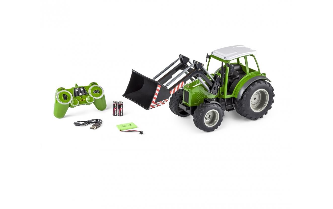 Traktor mit Frontlader Grün, 1:16, RTRFerngesteuerter Traktor mit funktionsfähigem Frontlader