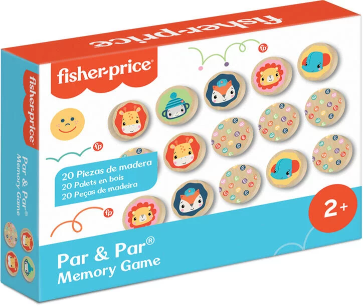 FISHER PRICE - JEU DE MEMOIRE EN BOIS CERTIFIE