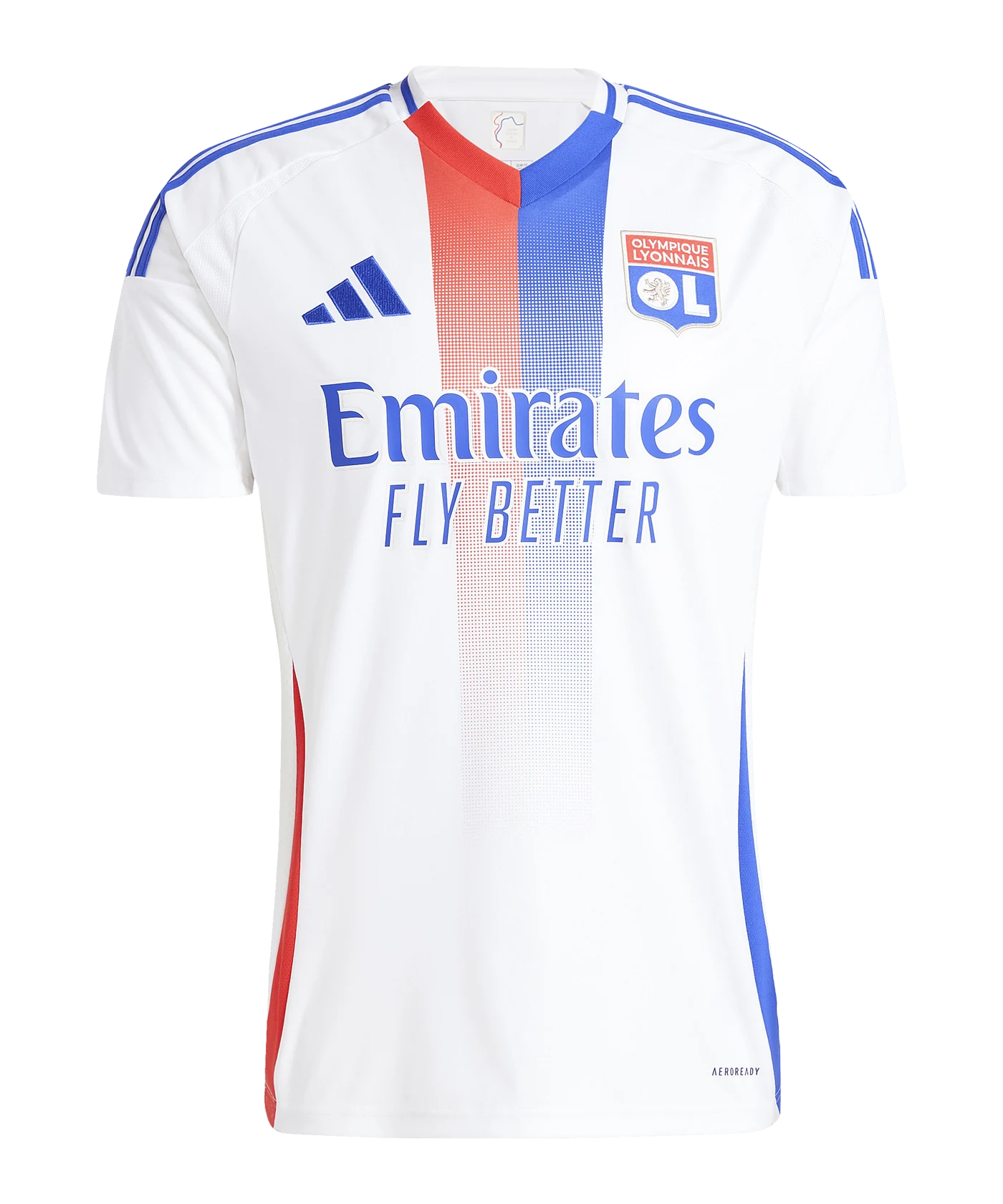 adidas Olympique Lyon Trikot Home 2024/2025 Weiss