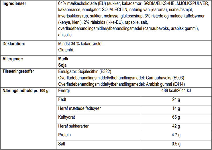 Lakrids by Bülow SMALL C COFFEE KIENI Brun & sort