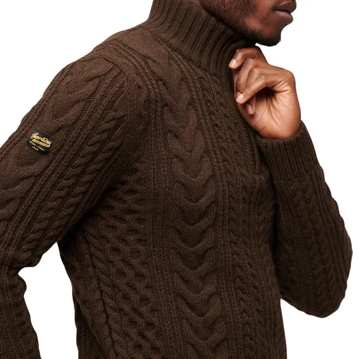 Superdry Vintage Jacob Henley Trui Heren