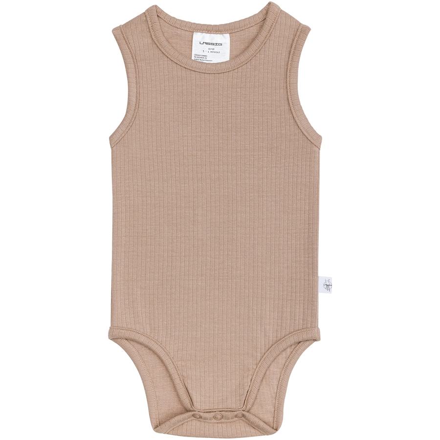 LÄSSIG Baby Body Ärmellos braun