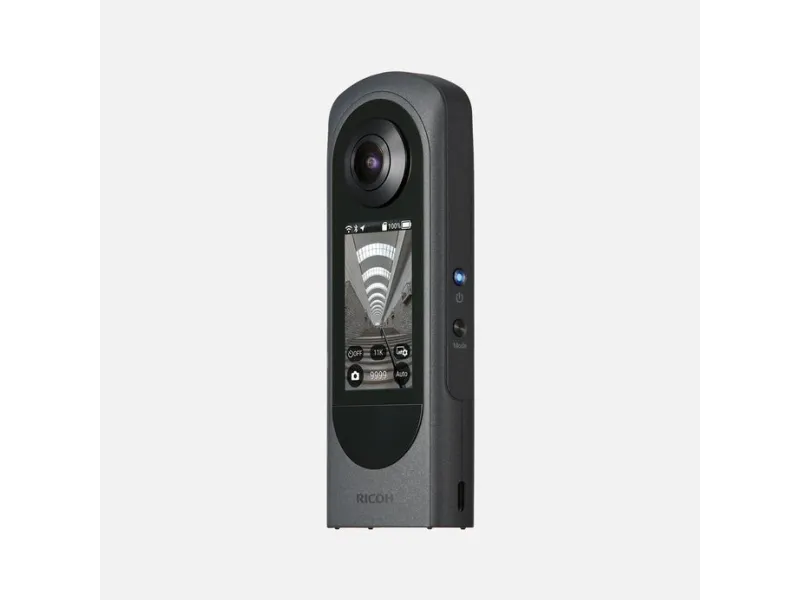 Ricoh THETA X (2023) - 360° Videokamera - 5.7K / 30 fps - 48.0 MP - flash 46 GB - flashkort - Wi-Fi, Bluetooth