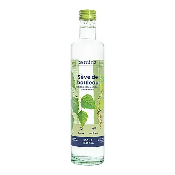 Oemine Seiva de Bétula Fresca e Orgânica Detox e Drenagem 500ml