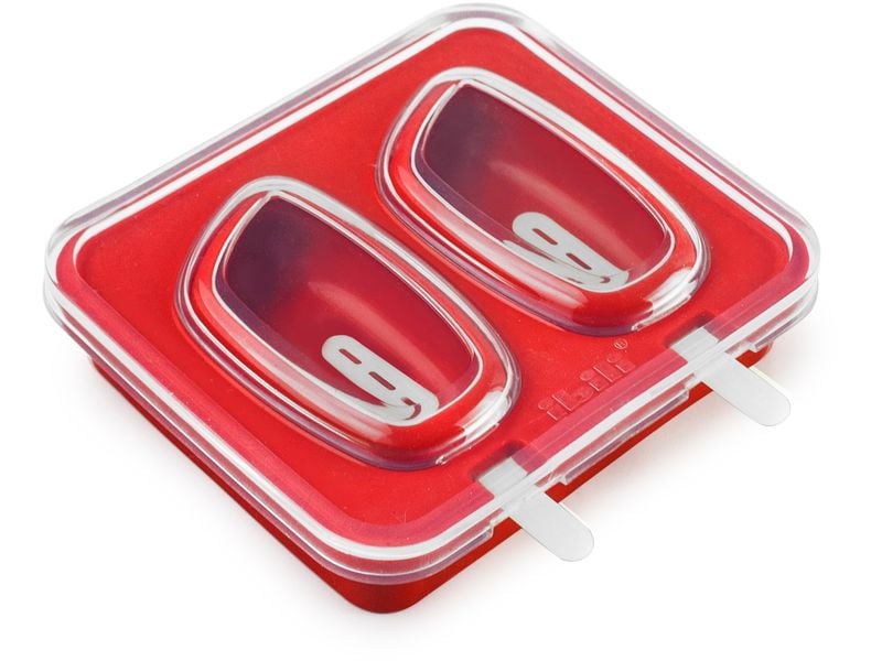 Ibili Glaceform 35 ml 10.5 x 12 cm, Rot Eisform