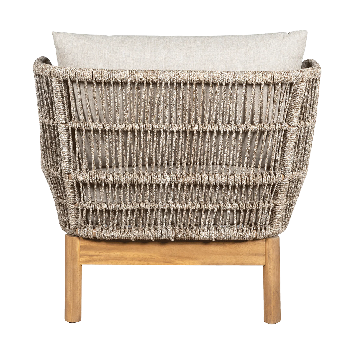 Tuin loungestoel Teresa - met zitkussens Beige