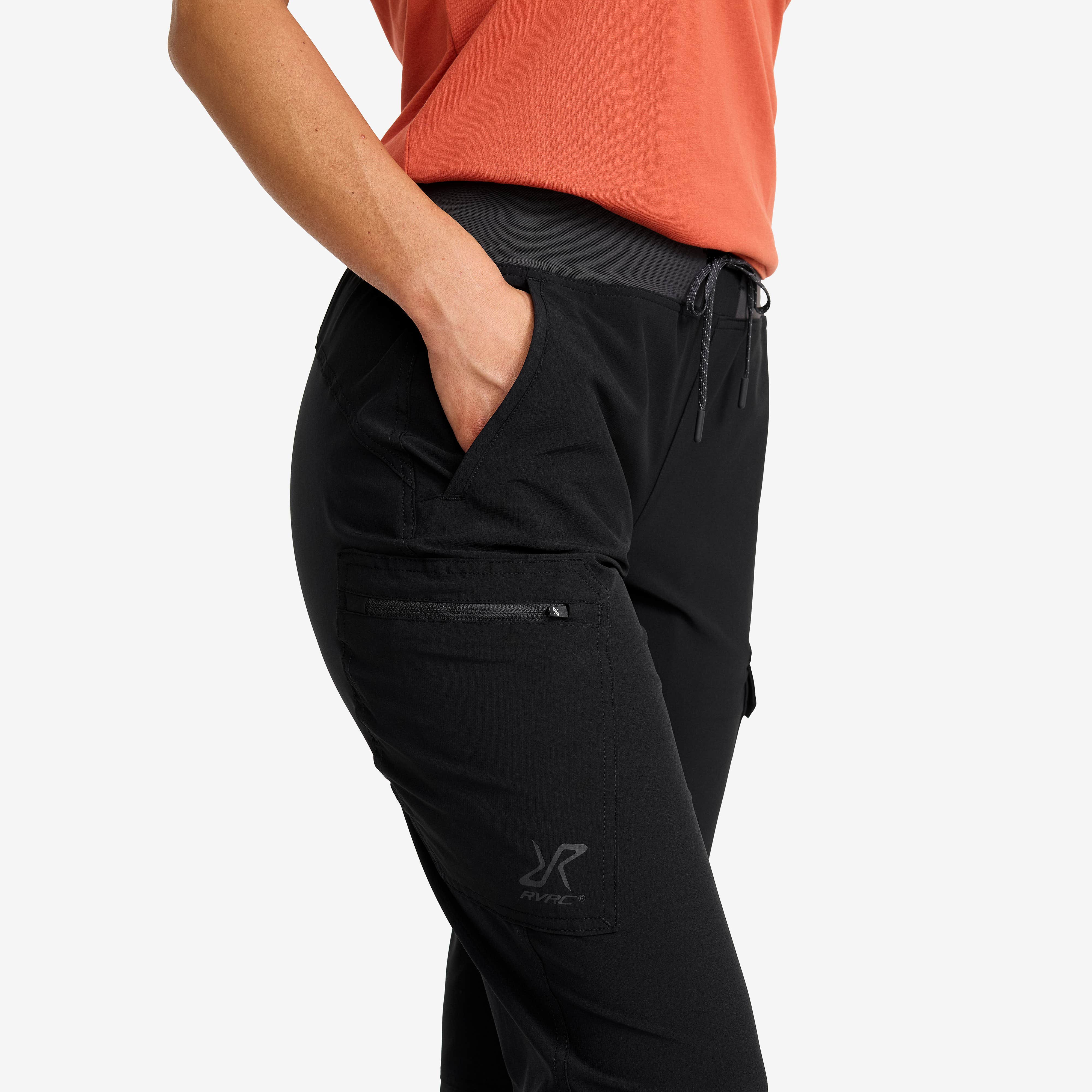 Verge Stretch Cargo Pants Dame Black