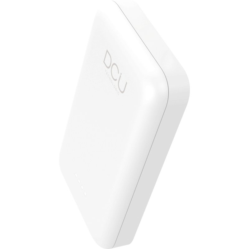 DCU Advance Tecnologic 34155008 banque d'alimentation électrique Lithium 5000 mAh Recharge sans fil Blanc