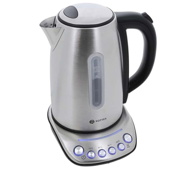 Bouilloire Kottea KT102 température réglable Inox 1.7L